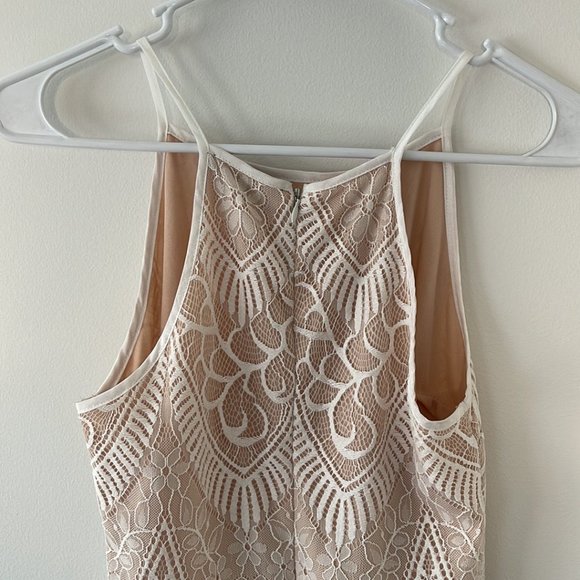 LULUS Your Love Forever White Lace Bodycon Midi Dress NWT - Picture 7 of 10